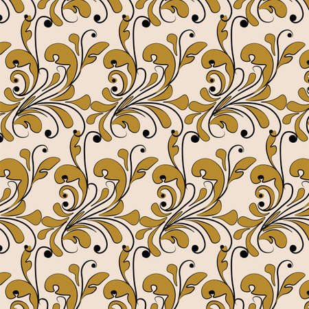 Bronze Classic style ornament pattern. Vectorのイラスト素材