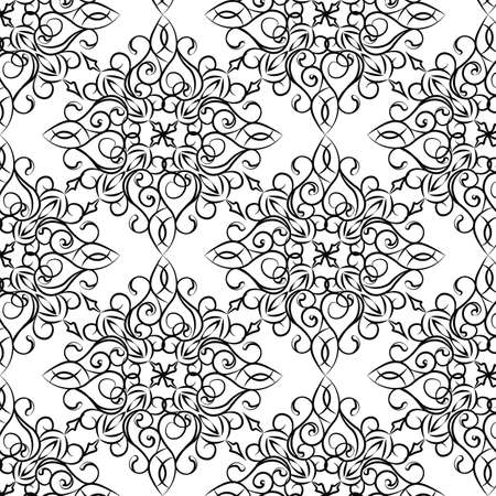 Classic style circular ornament pattern. Vectorのイラスト素材