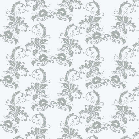 Vintage pattern with peony flowers. Vectorのイラスト素材