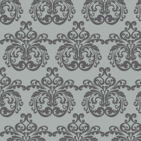 Vintage Royal Classic damask ornament pattern. Vectorのイラスト素材