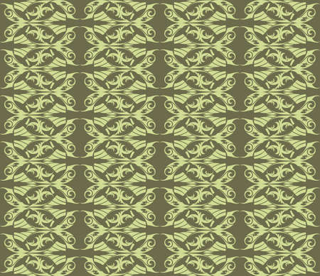 Vintage Abstract geometric floral classic pattern ornament. Vector background for cards, web,...