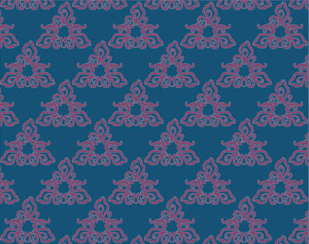 Abstract background in indian style. Handmade decor element stylizedのイラスト素材