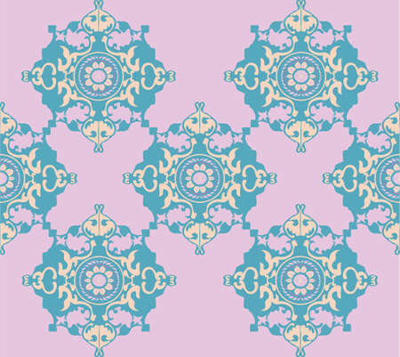 Vector Doodle decorative geometric pattern background. Abstract ornament patternのイラスト素材