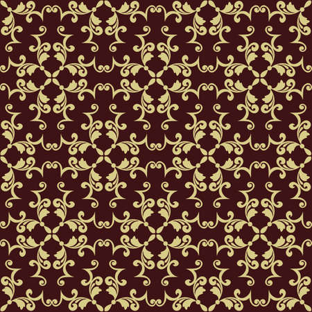 Vintage floral ornament pattern. Vector abstract ornament pattern for backgrounds, texture, textile, cardsのイラスト素材