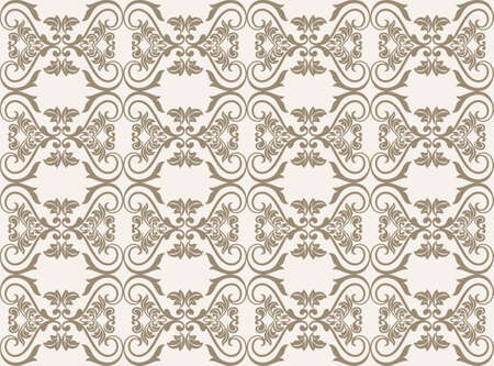 Vintage Damask floral classic pattern ornament. Vector background for cards, web, fabric, textures,...