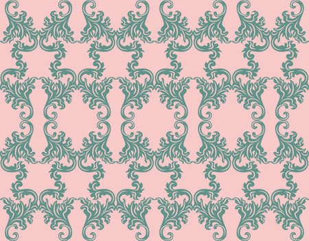 Vintage Retro floral ornament pattern. Vector abstract decor for backgrounds, texture, fabric,...