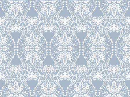 Vintage delicate lace pattern. Vector decor background. Luxury Classic ornament. Royal Victorian texture for wallpapers, textile, fabricのイラスト素材