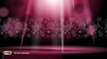 Glamorous lights waves sparkling effects background. Vector illustration for ads, print, infographics, posterのイラスト素材