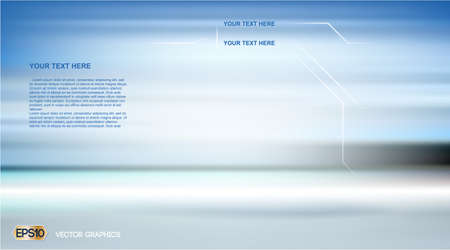 Blurred motion view background Vector illustration for mockup, posters, print. Place for text or logoのイラスト素材
