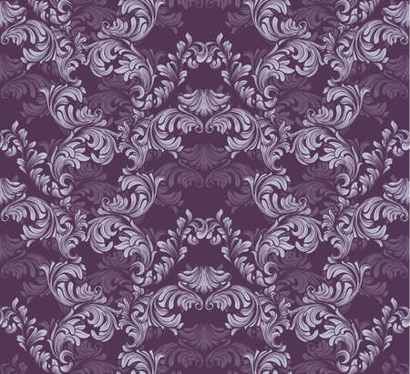 Vintage Baroque rich pattern background Vector illustrationのイラスト素材