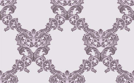 Baroque pattern background. Rich imperial intricate ornamentのイラスト素材