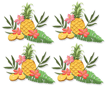 Fruit illustrations.のイラスト素材