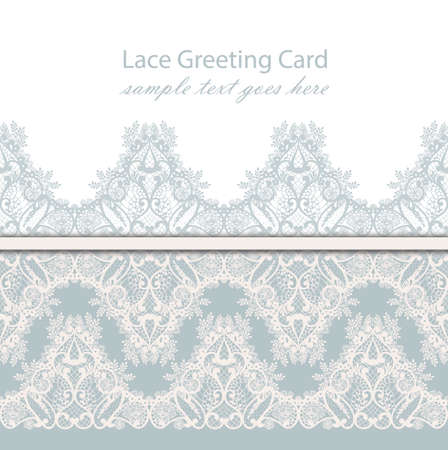 Vintage Luxury lace background Vector with handmade intricate ornamentsのイラスト素材