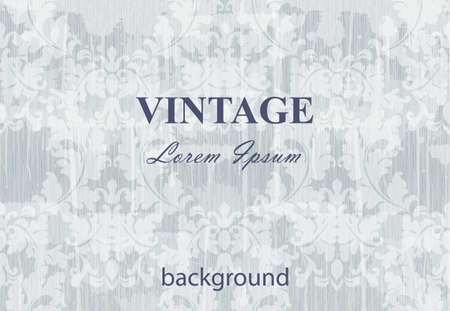 Vintage Baroque patternのイラスト素材