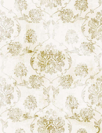 Royal Baroque texture pattern Vector. Floral ornament decoration. Victorian engraved retro design. Vintage grunge fabric decors. Luxury fabricのイラスト素材