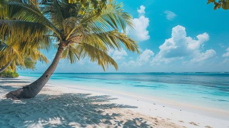 Sale banner with tropical worldwide resortの素材