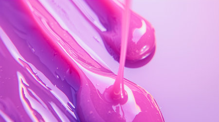 Glycerin gel makeup primer isolated on white, clear drop of liquid foundationの素材