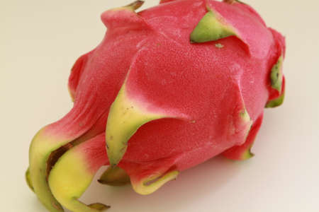 Dragonfruit isolated on white backgroundの写真素材