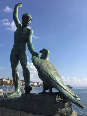 Ganymede Statue Zurich Switzerlandの素材