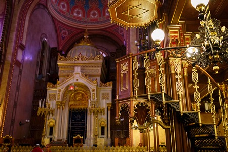 Synagogue in Budapest indoor