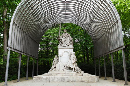 Monument Wilhelm Richard Wagner in Berlin, Germanyのeditorial素材