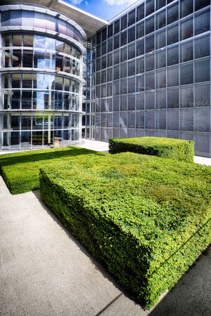 German Chancellery Building near Reichstag in Berlinのeditorial素材