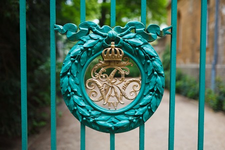 Gate  in a park of Sanssouci, Potsdam, Germanyのeditorial素材