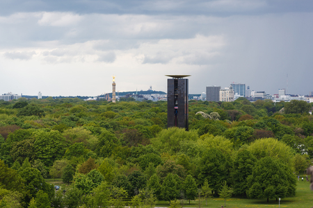 View of The Carillon concert instrument in Berlin, Germanyのeditorial素材