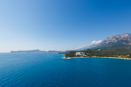 Aerial view of the recreation area in Turkeyの写真素材