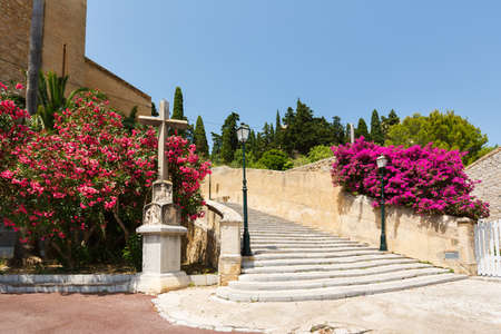 Sanctuary de Sant Salvador in Arta, Mallorcaのeditorial素材