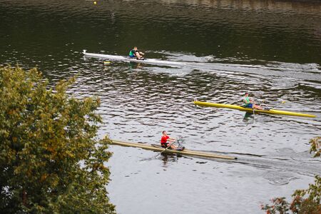 Kaliningrad, Russia - September 20 2015: International competitions in rowing and canoeing in the...