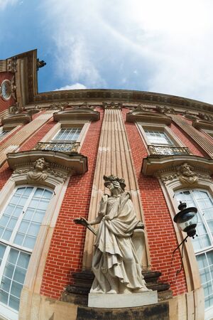 Potsdam, Germany, May November 2013: Details facade of New Palace Sanssouci, Potsdam, Germanyのeditorial素材
