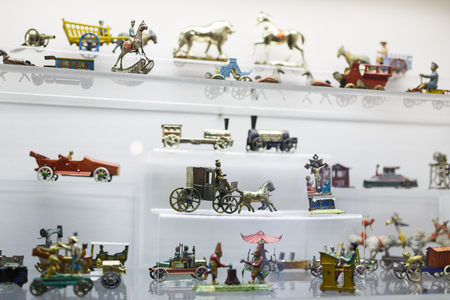 Munich, Germany - January 02 2016: Exhibition in the Toy Museum in the Old Town Hall Towerのeditorial素材