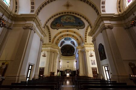 Peschiera del Garda, Italy - May 03 2016: View of the interior of San Martino churchのeditorial素材