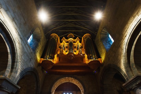 Stavanger, Norway - August 24 2017: Interior of the oldest Stavanger's Church, located in the city of Stavanger in Rogaland countyのeditorial素材