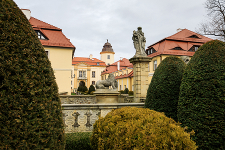 Walbrzych, Poland - January 05 2018: The Castle of Ksiaz, the largest castle in the Silesia region of Polandのeditorial素材