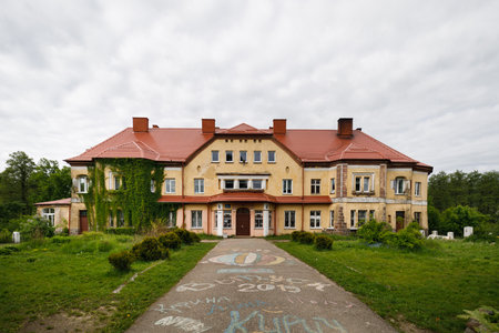 Gross-Legitten Evangelical Lutheran Church in the Nekrasovo village, Kaliningrad Regionの写真素材