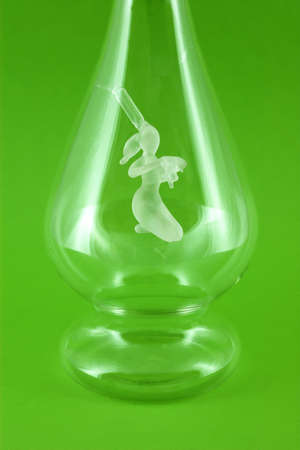 Decorative czech glass product - Woman in the vaseの写真素材