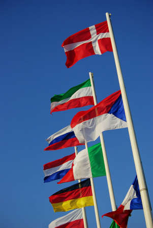 Flags of european countries (Czech flag is wrong (bottom is up :-)