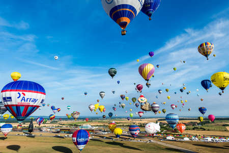 Europe's largest hot air balloon event in France - Lorraine Mondial Air Balloon 2015.のeditorial素材
