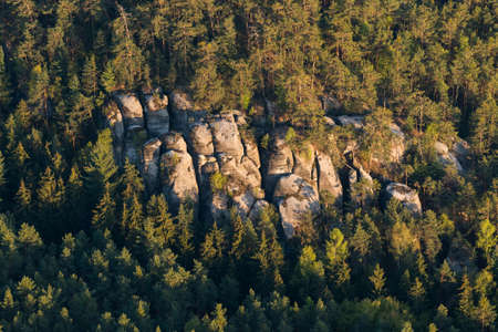 Sandstone rocksの写真素材