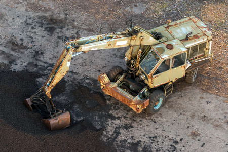 Digger and coalの写真素材