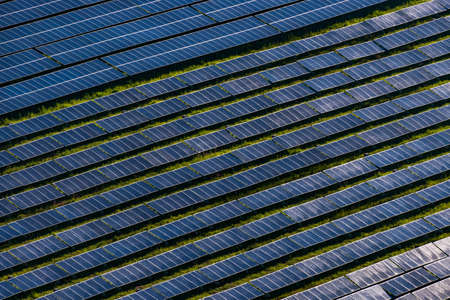 Solar farmの写真素材