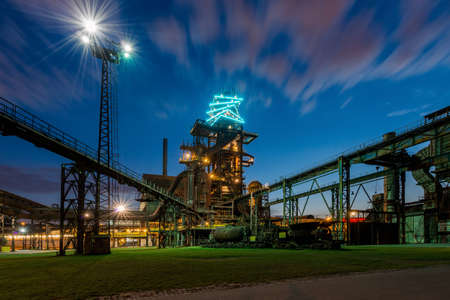 The Bolt Tower - Blast furnace No. 1の写真素材