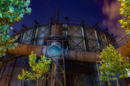 Gong hall - Old steel factory Vitkoviceの写真素材