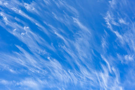 Unique shape of clouds over blue sky