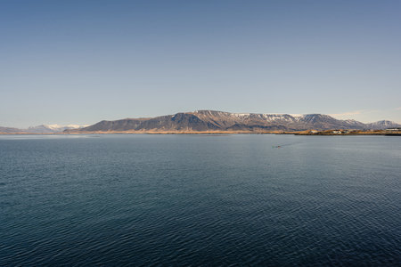 Coastal Icelandic landscape. Reykjavik area, Iceland