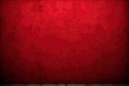 old grunge background with space for text or image, red wallの素材