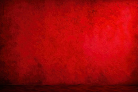 Grunge background with space for text or image. Red wallの素材