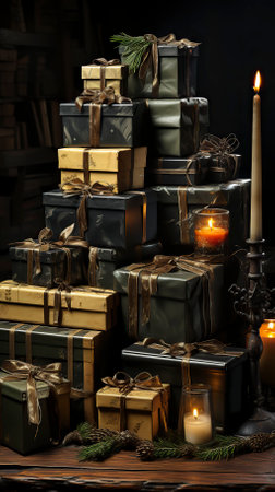 Hanukkah menorah made of pure gold encrusted , A Jewish festivalの素材